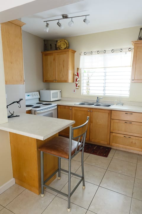 Premium Apartment, 1 Queen Bed, Kitchen, Mountain View | Private kitchen | Full-size fridge, microwave, oven, stovetop