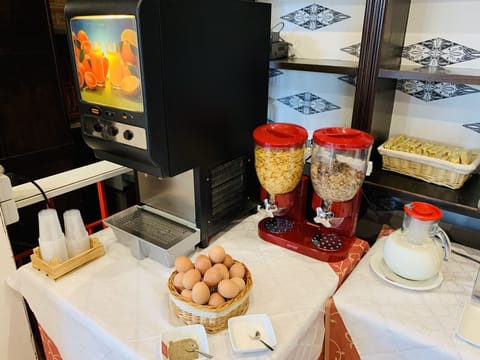 Daily buffet breakfast (EUR 10 per person)