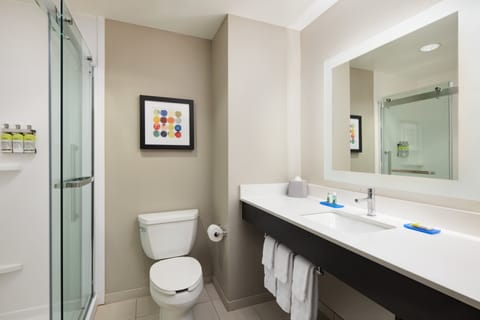 Free toiletries, hair dryer, towels, soap