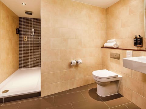 Privilege, Room, 1 Queen Bed | Bathroom | Combined shower/tub, eco-friendly toiletries, towels