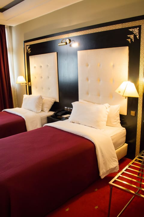 Double or Twin Room, City View | Premium bedding, minibar, in-room safe, desk