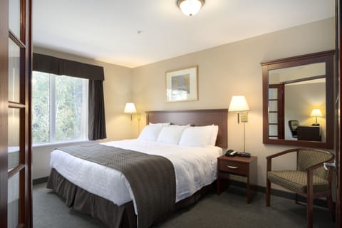 Suite, 1 King Bed, Non Smoking | Blackout drapes, iron/ironing board, rollaway beds, free WiFi