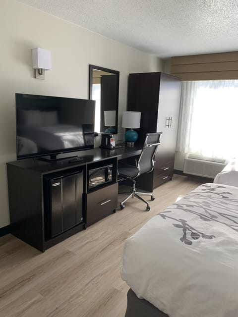 Room, 2 Queen Beds, Non Smoking | In-room safe, desk, laptop workspace, blackout drapes