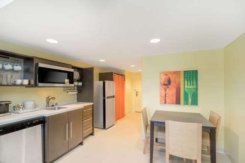 Suite, 1 Bedroom, Non Smoking | Private kitchen | Fridge, microwave, dishwasher, toaster