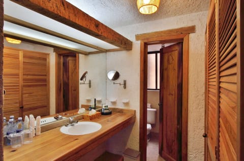 Junior Suite | Bathroom | Shower, eco-friendly toiletries, hair dryer, bathrobes