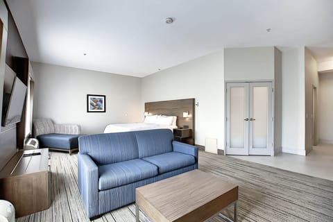 Suite, 1 King Bed, Jetted Tub | Premium bedding, down comforters, desk, laptop workspace