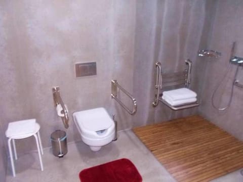 Twin Room | Bathroom | Shower, free toiletries, hair dryer, towels