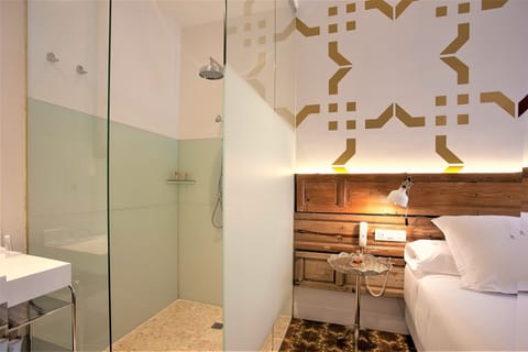 Superior Double Room | Bathroom | Designer toiletries, hair dryer, bathrobes, slippers