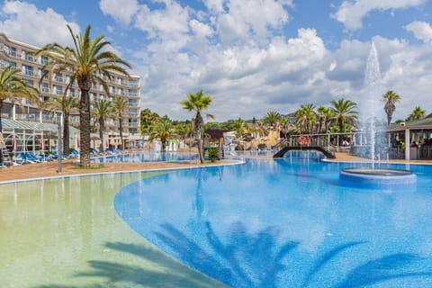 Indoor pool, outdoor pool, pool umbrellas, sun loungers