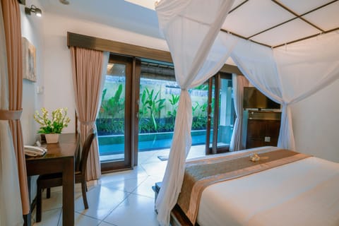 Villa, 1 Bedroom, Private Pool | Minibar, in-room safe, individually decorated, individually furnished