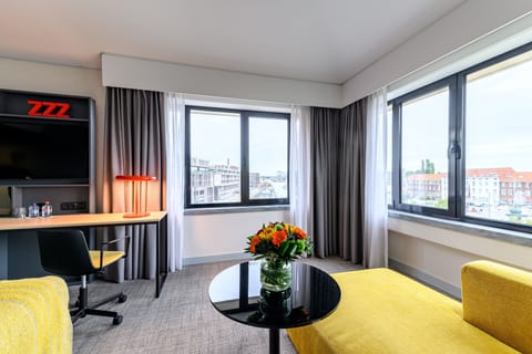 Minibar, in-room safe, desk, laptop workspace