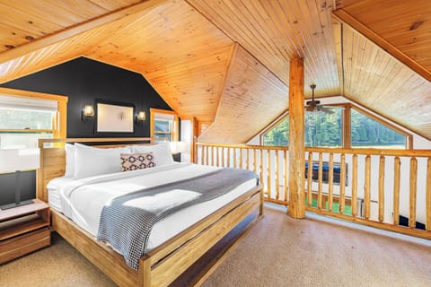 Two Bedroom Cabin | Premium bedding, pillowtop beds, individually decorated, blackout drapes