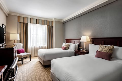 Double Room, 2 Double Beds, Non Smoking (Fairmont Room) | Premium bedding, pillowtop beds, minibar, in-room safe