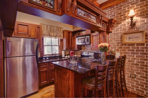 The Carriage House | Private kitchenette | Fridge, coffee/tea maker