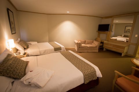 Suite, 2 Double Beds, Non Smoking | Premium bedding, down comforters, in-room safe, desk