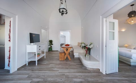 Villa, Ensuite, Sea View (Anemi Villa) | Living area | 32-inch Smart TV with digital channels, TV, Netflix