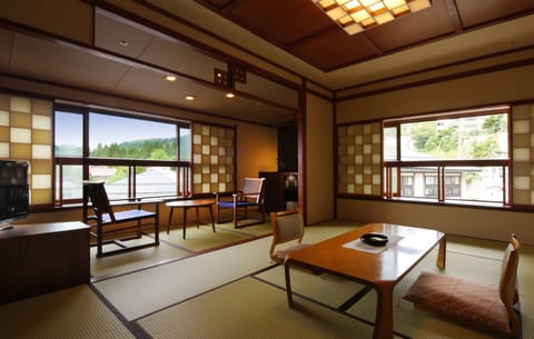 Modern Japanese Style Room, 10 tatami mats(Non-smoking) (No Bathroom) | In-room safe, desk, laptop workspace, free WiFi