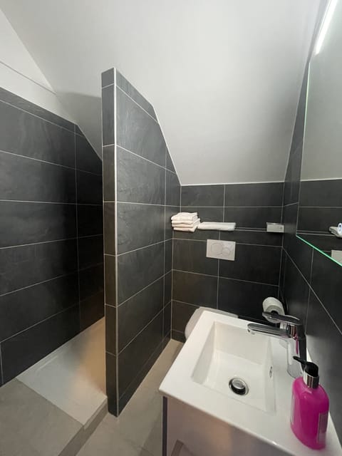 Family Suite | Bathroom | Free toiletries, hair dryer, bidet, towels