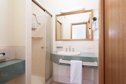 Deluxe Room | Bathroom | Shower, hair dryer, towels, soap