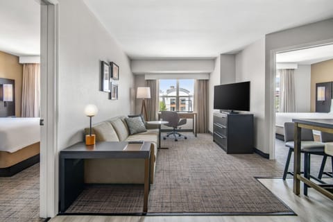 Suite, 2 Bedrooms | Premium bedding, desk, laptop workspace, blackout drapes