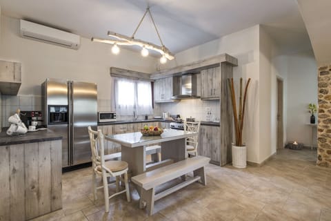 Superior Villa, 2 Bedrooms (Kiki) | Private kitchen | Full-size fridge, oven, stovetop, espresso maker