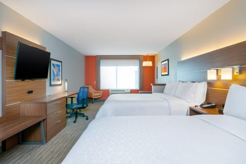 Suite, 2 Queen Beds | In-room safe, desk, iron/ironing board, free cribs/infant beds