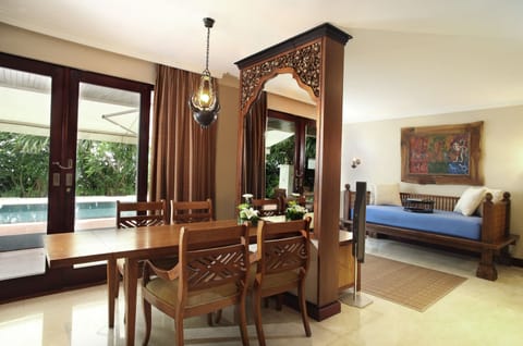 Ocean Suite, 1 Bedroom with Private Pool | Living area | LCD TV