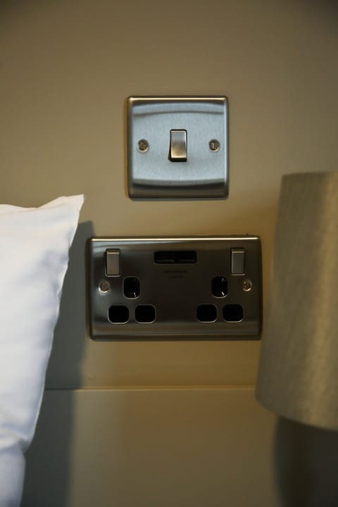 Desk, blackout drapes, iron/ironing board, free WiFi