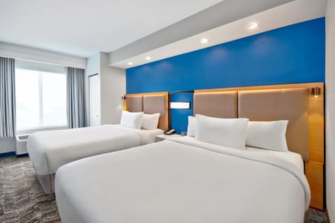 Suite, Multiple Beds | Down comforters, pillowtop beds, desk, laptop workspace