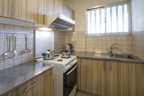 Standard Apartment, 2 Bedrooms, Sea View (Family) | Private kitchen | Full-size fridge, oven, stovetop, electric kettle