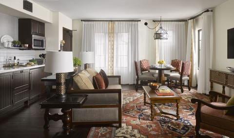 Flat-screen TV, pay movies