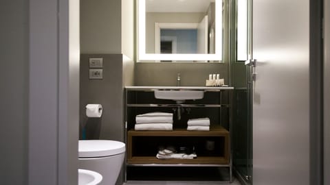 Superior Double Room | Bathroom | Shower, rainfall showerhead, free toiletries, hair dryer