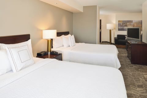 Suite, Multiple Beds, Non Smoking | Pillowtop beds, desk, blackout drapes, iron/ironing board