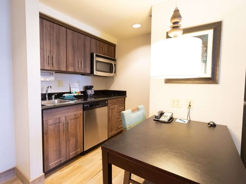 Suite, Accessible (2 King Beds) | Private kitchen | Full-size fridge, microwave, stovetop, dishwasher