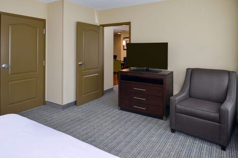 Suite, 1 King Bed, Accessible, Bathtub (Mobility & Hearing) | Premium bedding, in-room safe, desk, laptop workspace