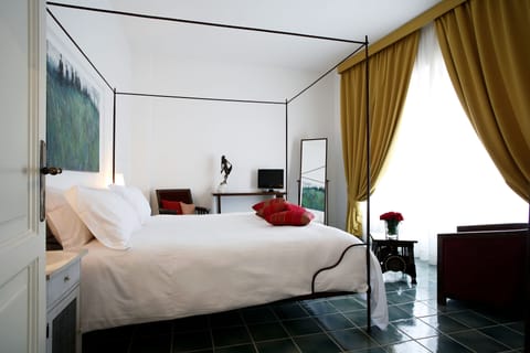 Suite, Garden View | Frette Italian sheets, premium bedding, down comforters, pillowtop beds