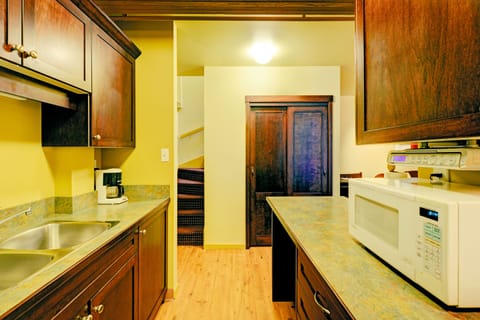 Standard Condo with Stairs | Private kitchen | Fridge, microwave, stovetop, coffee/tea maker