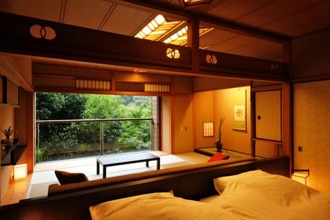 Japanese-style Room with River View FA4 | Minibar, in-room safe, desk, laptop workspace