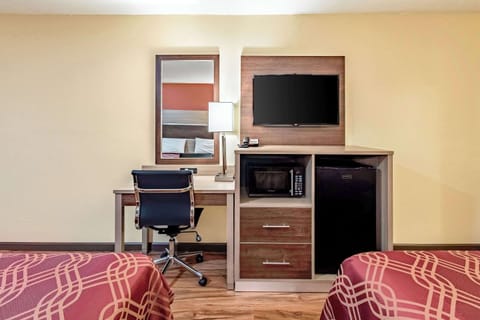 Standard Double Room, 2 Double Beds, Non Smoking | Blackout drapes, free WiFi, bed sheets