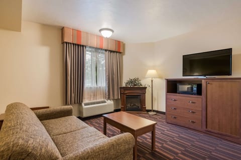 Suite, 1 King Bed, Non Smoking, Jetted Tub | In-room safe, iron/ironing board, free cribs/infant beds, free WiFi