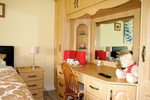 Individually decorated, individually furnished, iron/ironing board