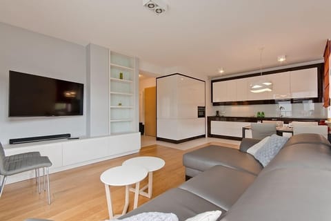 Apartment (Sopocka Przystan 14) | Living room | Flat-screen TV