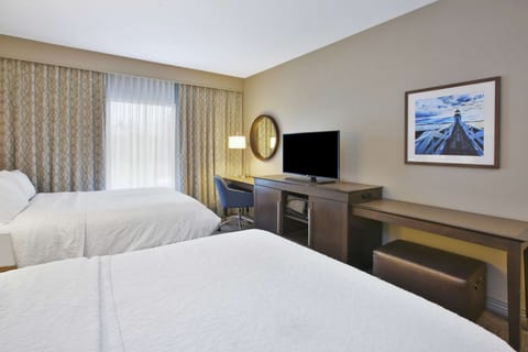 Room, 2 Queen Beds, Non Smoking, Refrigerator & Microwave | In-room safe, individually decorated, individually furnished