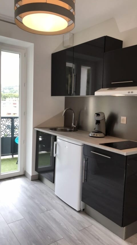 Standard Studio, Balcony | Private kitchen | Electric kettle, cleaning supplies