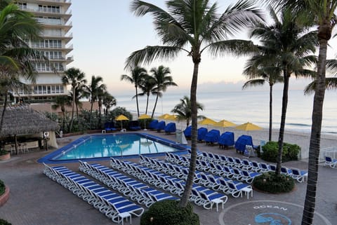 Outdoor pool, cabanas (surcharge), pool umbrellas