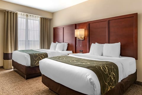 Suite, 2 Queen Beds, Non Smoking | Premium bedding, in-room safe, desk, laptop workspace