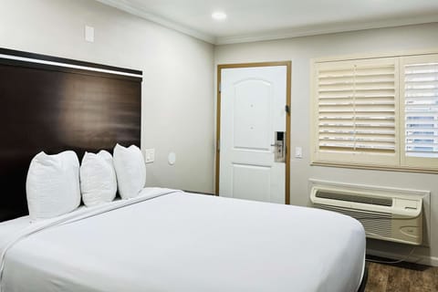 Standard Room, Queen Bed, Accessible Roll-In Shower, Non Smoking | Desk, blackout drapes, iron/ironing board, free WiFi