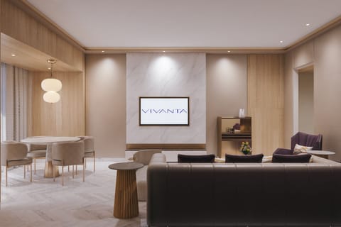 Suite, 1 King Bed (Vivanta) | Living area | LCD TV, DVD player, pay movies