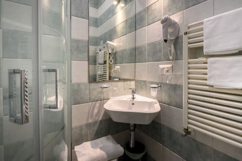 Single Room | Bathroom | Shower, free toiletries, hair dryer, bidet