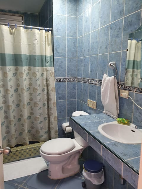 Twin Room | Bathroom | Shower, free toiletries, hair dryer, towels